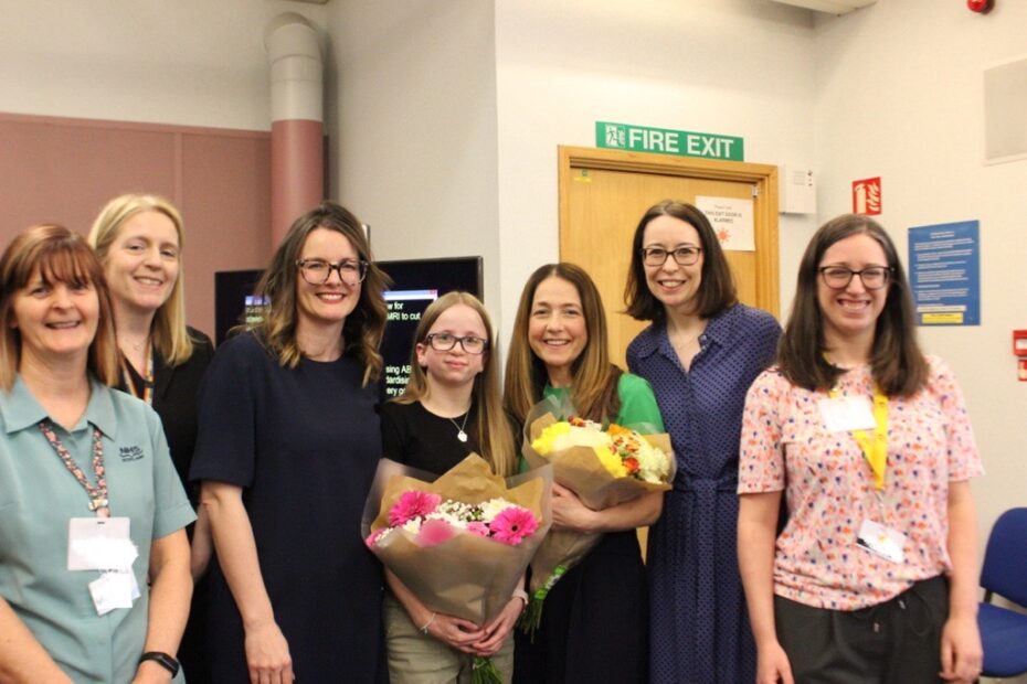 Delegates and cochlear implant team pictured at University Hospital Crosshouse as part of the Scottish Cochlear Implant Programme (SCIP) Collaborative Care Symposium