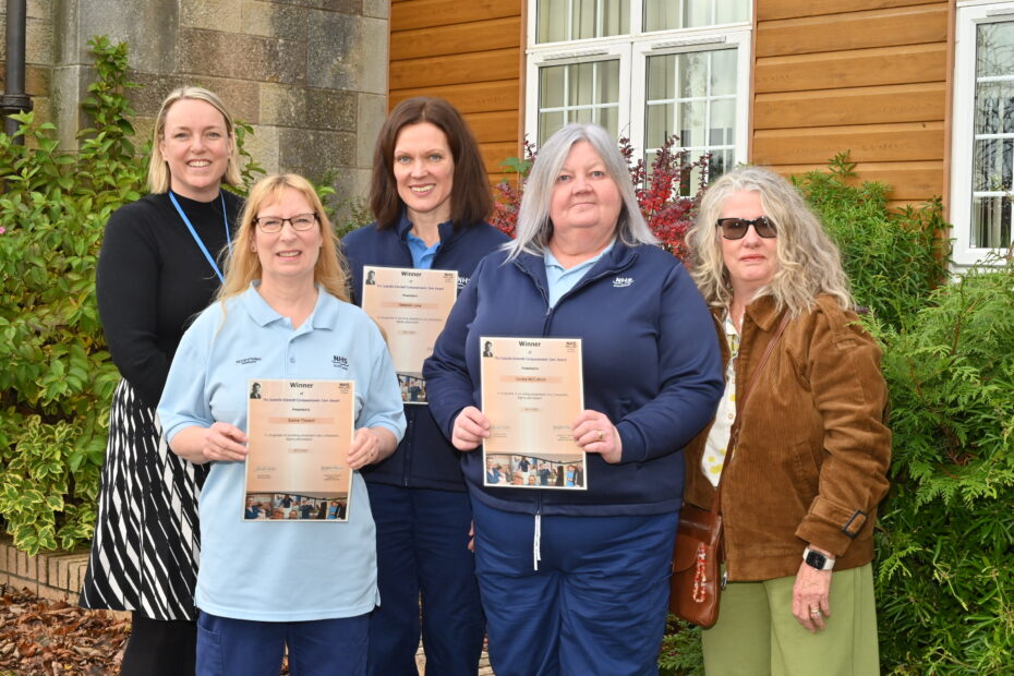 Recipients of Isabella Kimmett Compassionate Care Awards November 2025