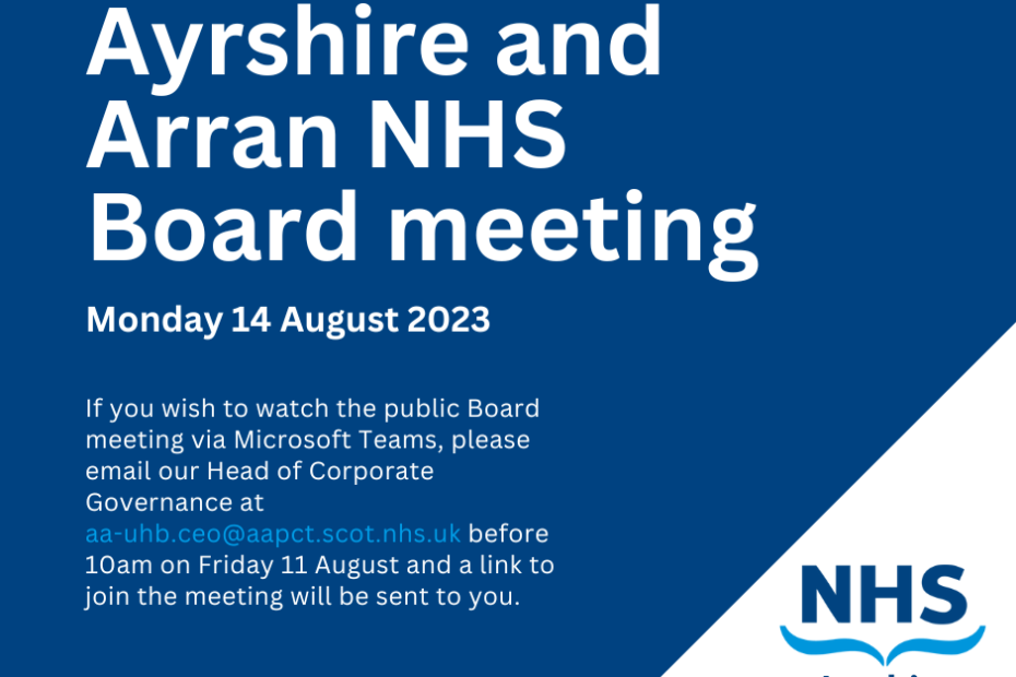 Ayrshire & Arran Board Meeting cover image