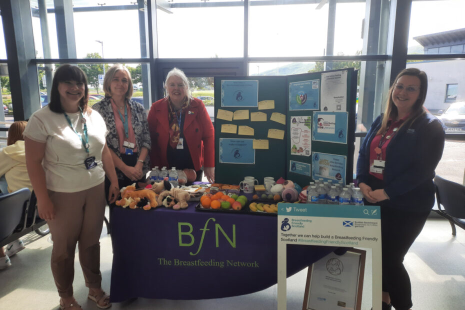 Celebrating Scottish Breastfeeding week NHS Ayrshire & Arran